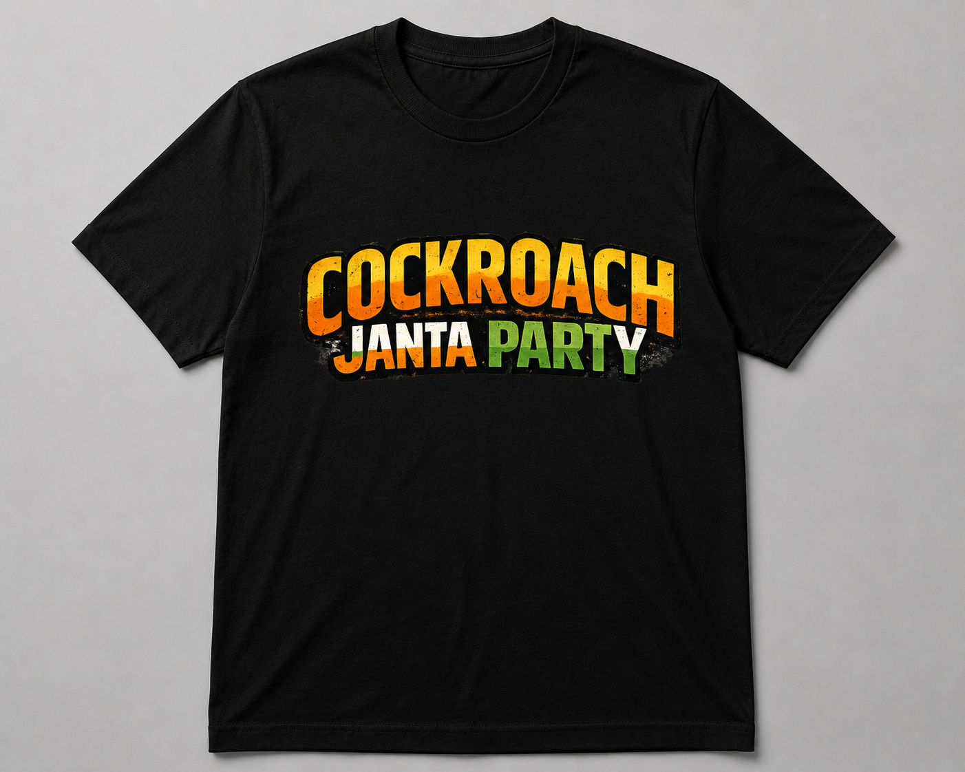 🪳Cockroach Janta Party T-Shirt – Political Satire Graphic T-Shirt